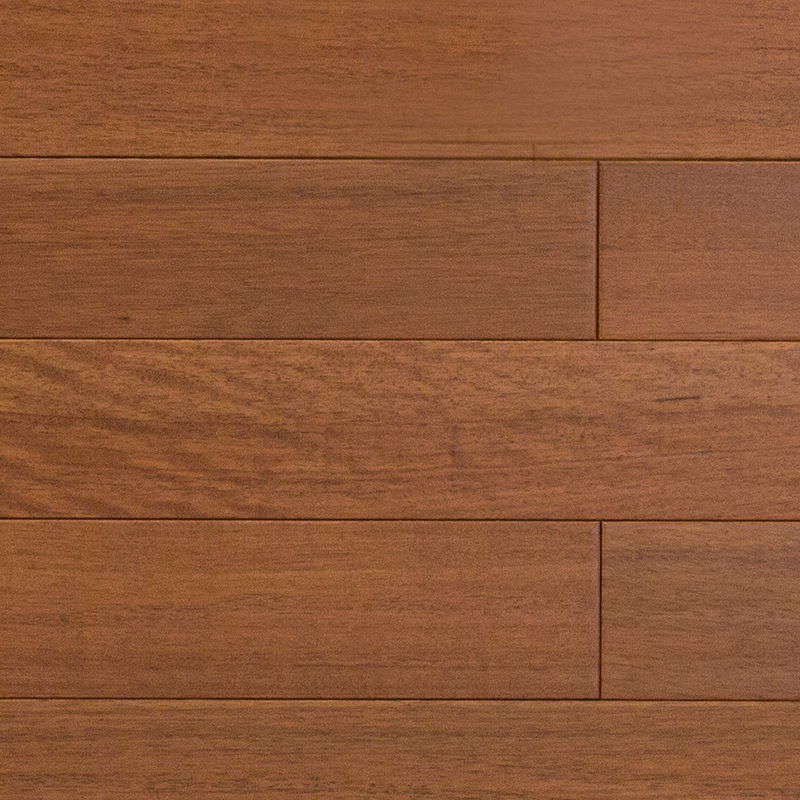 Pisos de madera maciza mate marrón oscuro Kasai en tono nogal