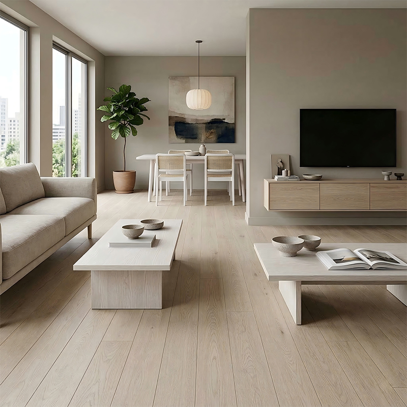 Pisos de madera maciza de grano natural amarillo claro de arce