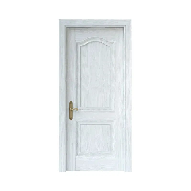 Puerta de chapa de roble blanco perla